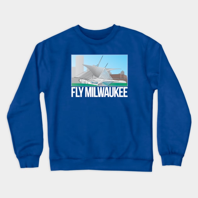 Fly Milwaukee Crewneck Sweatshirt by chrayk57